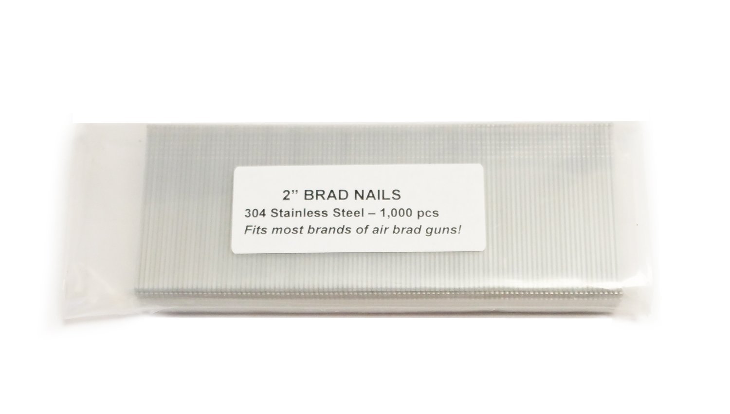 2″ Brad Nails, 304 Stainless (1000 Count) - peaksauna.com