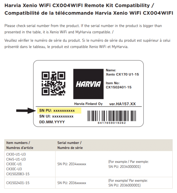 Harvia Xenio WiFi Digital Wall Control Upgrade - Image 3