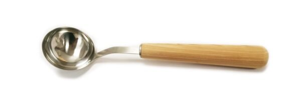 Stainless Steel Dipper (Big Cup) with Cedar Handle (15 3/4″) - Image 2