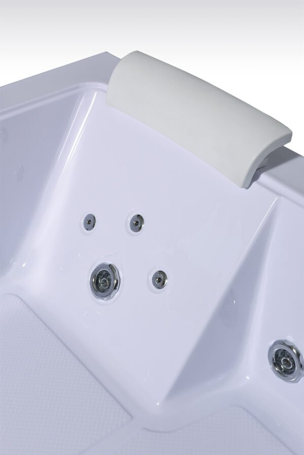 Whirlpool Bathtub white 70″ X 56.8″ hot tub double pump – Bali - Image 8