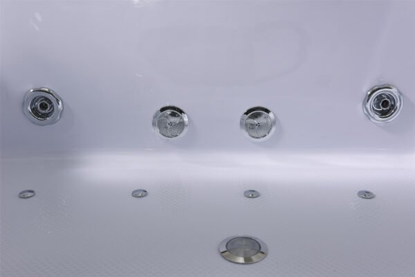 Whirlpool Bathtub white 70″ X 56.8″ hot tub double pump – Bali - Image 7