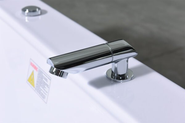 Whirlpool Bathtub white 70″ X 56.8″ hot tub double pump – Bali - Image 6