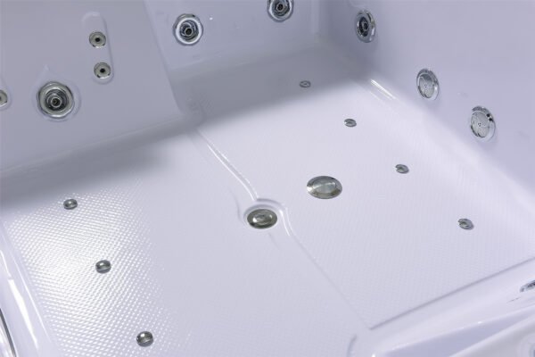 Whirlpool Bathtub white 70″ X 56.8″ hot tub double pump – Bali - Image 5