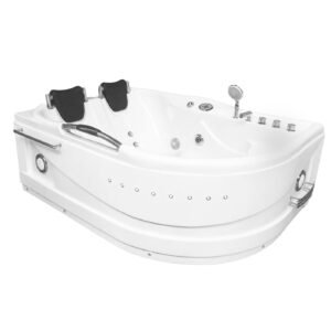 Whirlpool Bathtub white 67″ X 47″  hot tub double pump – Cayman