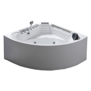Whirlpool Bathtub white 53.15″ X 53.15″ hot tub 6 water jets – Daisy