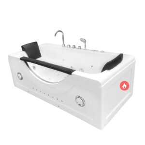 Whirlpool Bathtub 71″ x 35,50″ hot tub double pump with Heater – Niagara