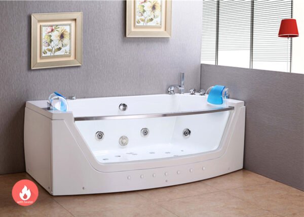 Whirlpool Bathtub 70.8″ X 35.4″ hot tub double pump with heater – Privilege - Image 2