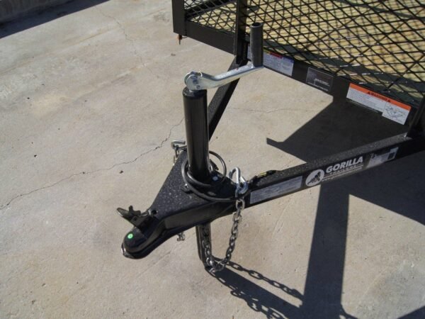 5x10 Straight Deck Utility Trailer 4ft Mesh Sides 3500lb Axle - Image 9