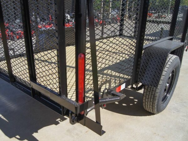5x10 Straight Deck Utility Trailer 4ft Mesh Sides 3500lb Axle - Image 12
