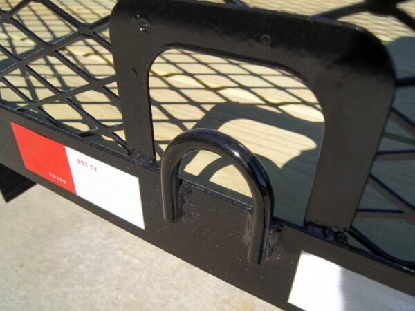 5x10 Straight Deck Utility Trailer 4ft Mesh Sides 3500lb Axle - Image 14